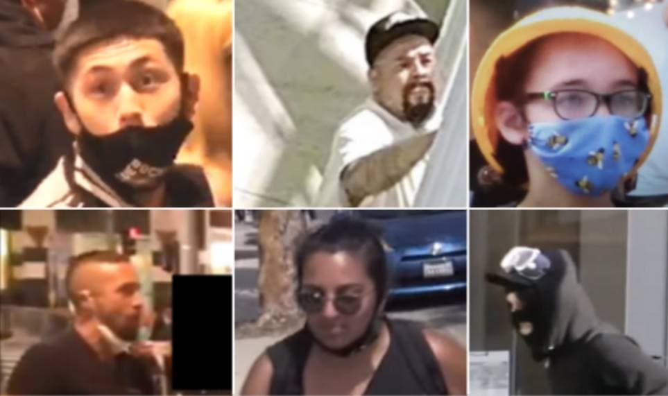 El FBI ofrece $10,000 por información que lleve a arrestos de sospechosos de saqueos en California