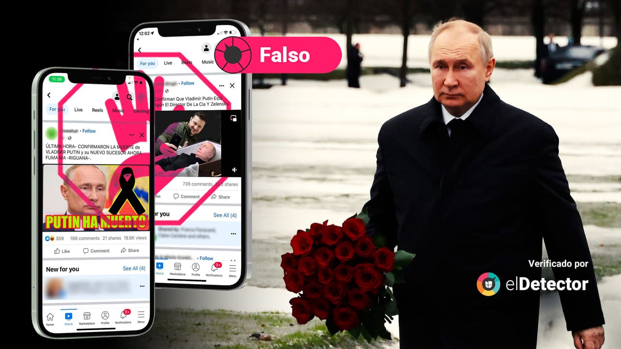 Es falso que se haya confirmado la muerte de Putin