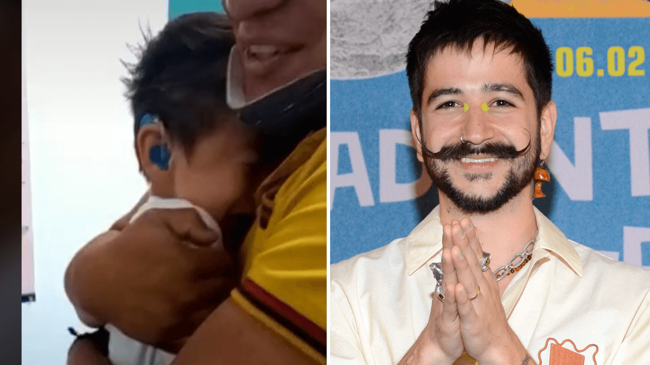 Niño escuchó por primera vez y todo quedó grabado en un emotivo video: hasta Camilo lloró