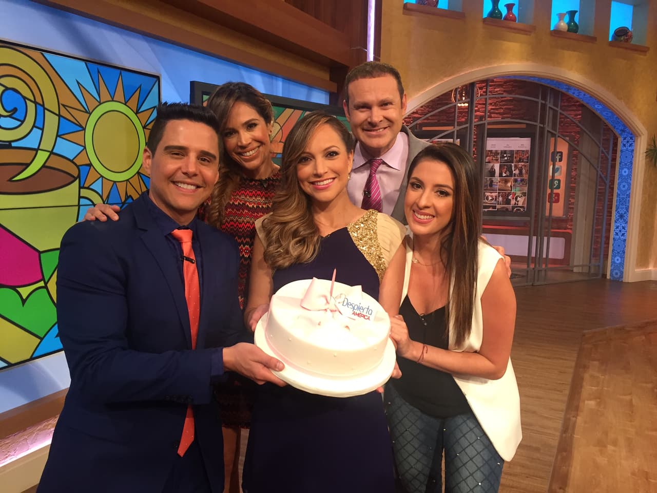 No cabe duda de que Satcha tuvo un dulce festejo. ¡En Despierta le deseamos lo mejor en este día tan especial!