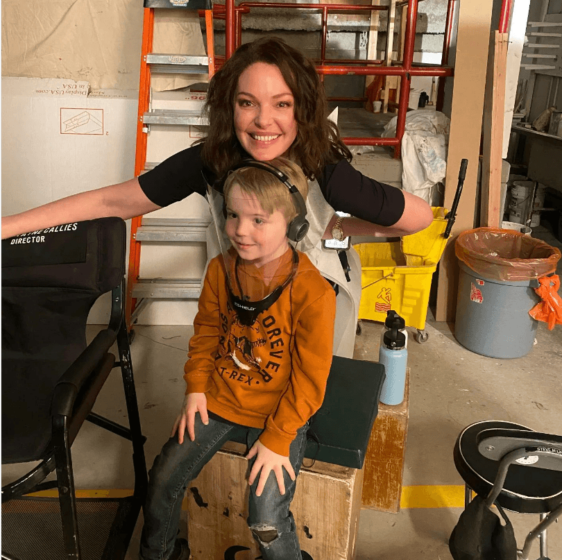 Katherine Heigl con sus hijos