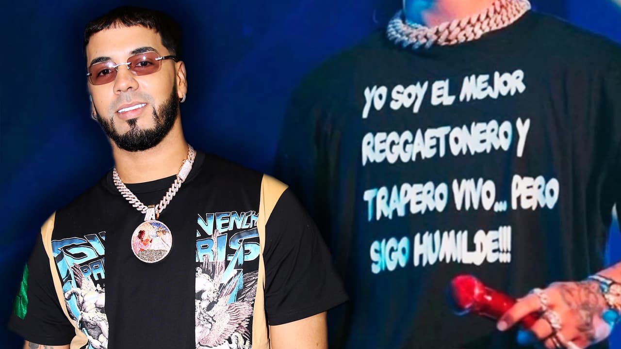 El mensaje de Anuel AA en su camiseta que causó polémica al decir que es "el mejor", pero sigue siendo "humilde"