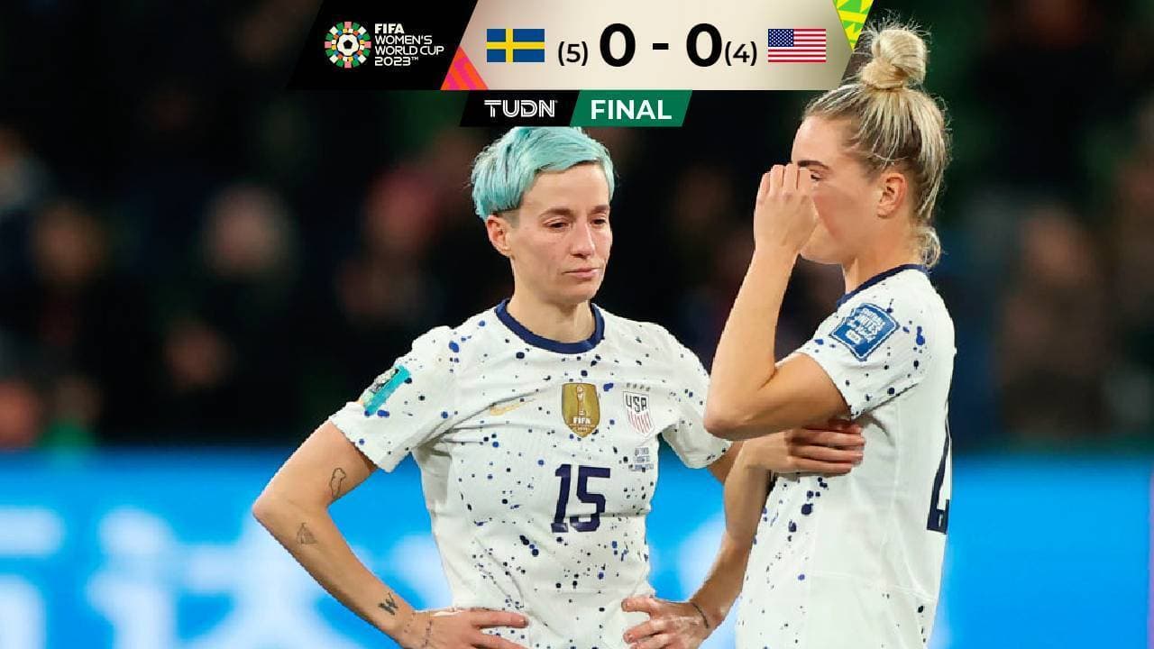 ¡Adiós campeonas! Con drama, Suecia elimina al USWNT del Mundial