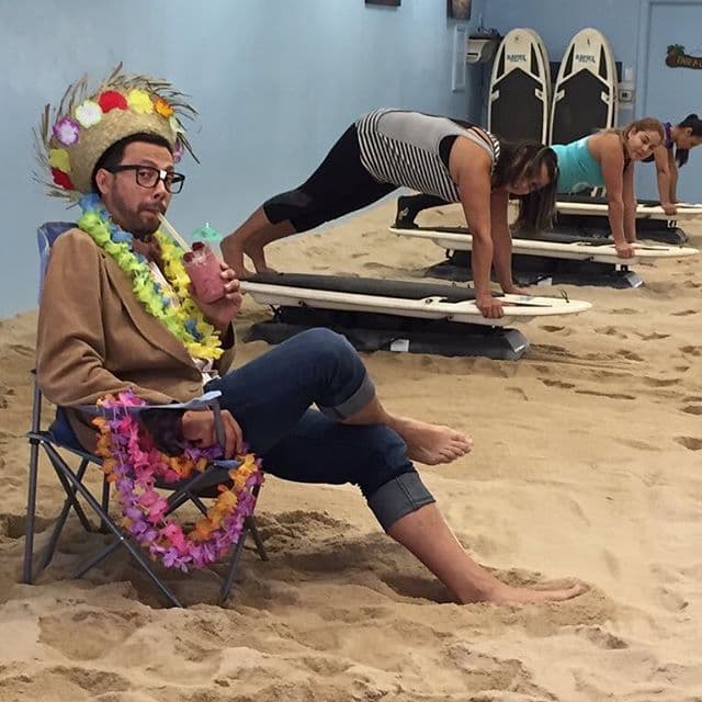 "El Profe. T. nos enseña a ejercitarnos aun estando de vacaciones" (13 de enero, 2016).