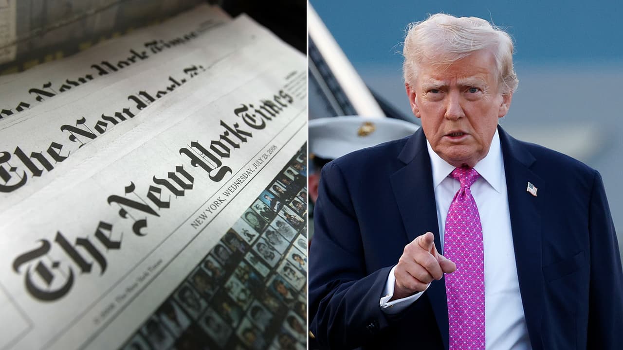 Juez descarta por "inapropiada" demanda de Trump por $15,000 millones contra The New York Times