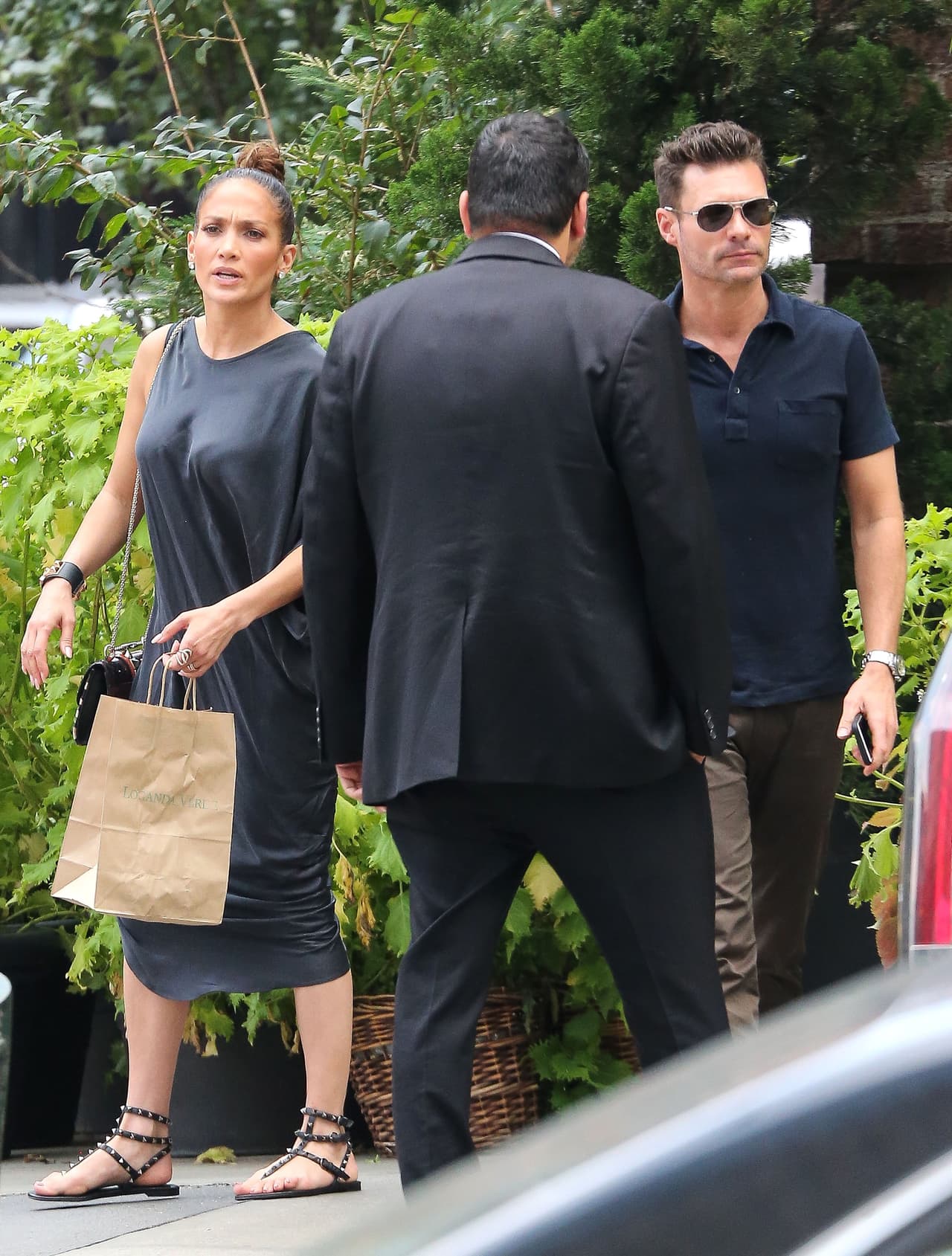 Pero Jen iba con un vestido muy holgado.