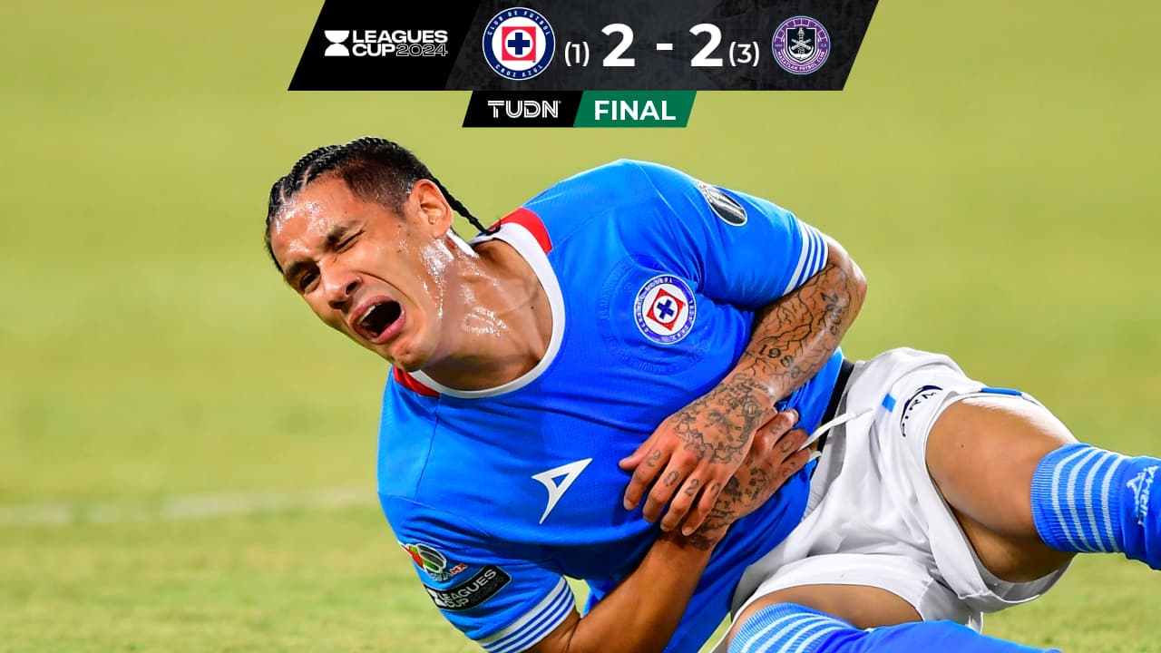 Mazatlán fulmina a 'cañonazos' a Cruz Azul en la Leagues Cup