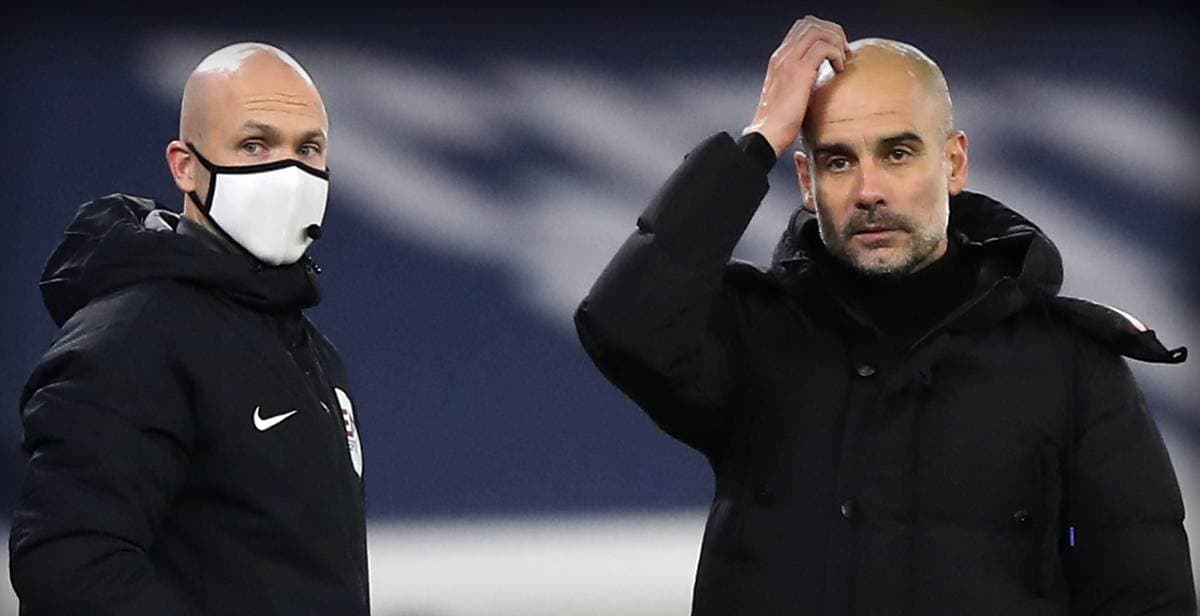Josep Guardiola, entrenador del Manchester City