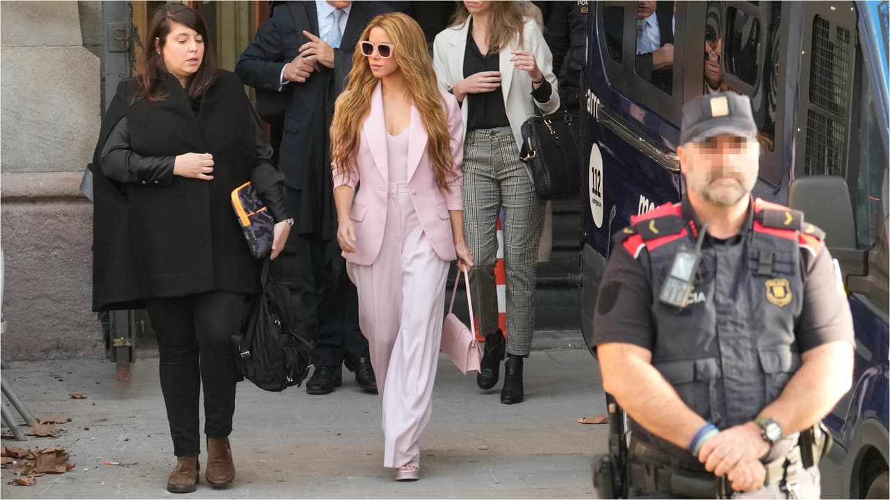Shakira se decidió por el color rosa que transmite "un efecto calmante".