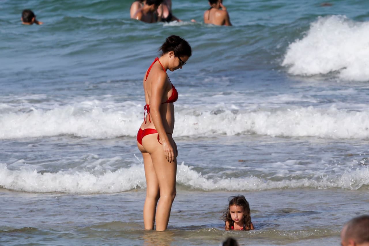 La parte baja de su conjunto era muy diminuta.