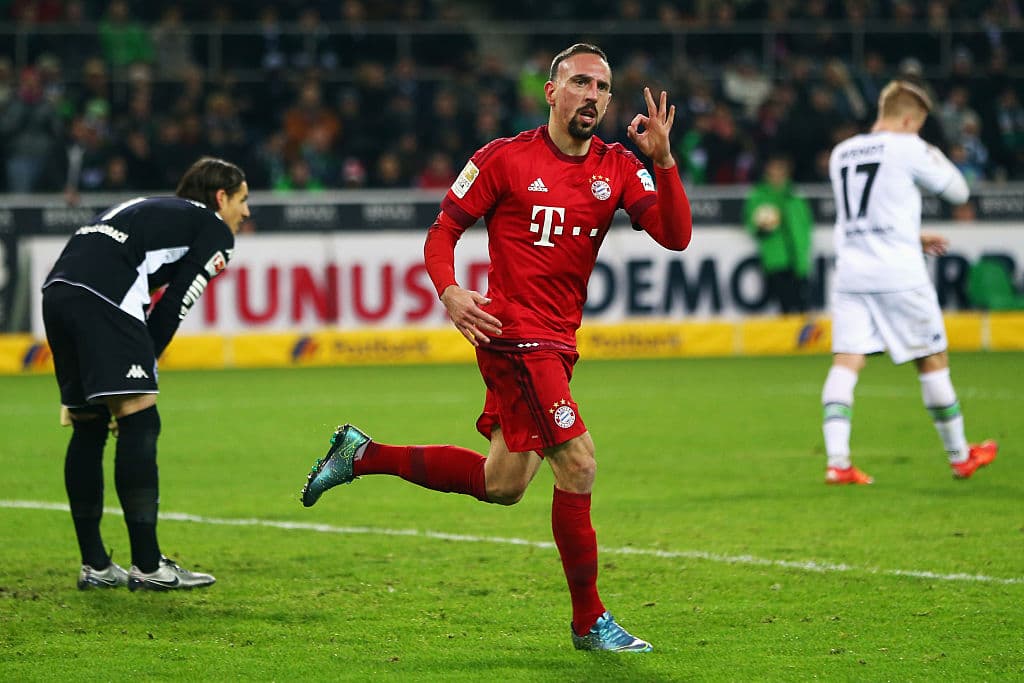 Franck Ribéry será baja tres semanas con el Bayern Múnich