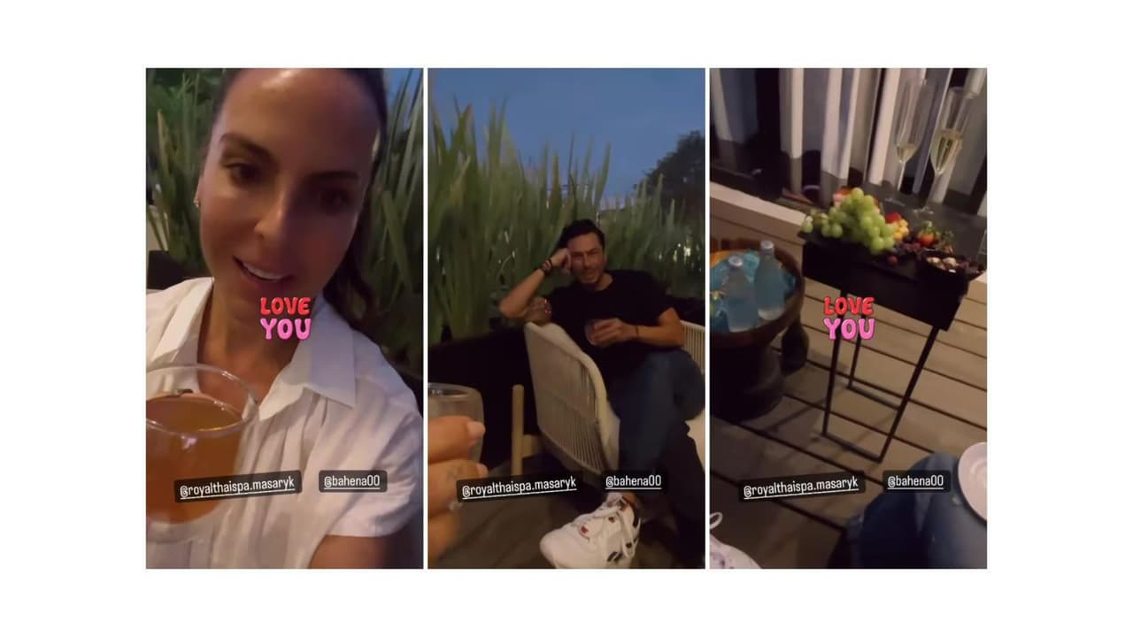 Así celebraron su tercer aniversario de novios.