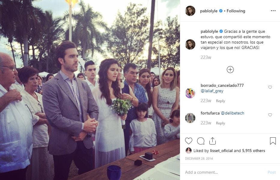 Antes de agradecerle a Pablo Lyle por sus enseñanzas y de decirle cuánto lo extraña, lamentó que una constante en las parejas sea "la falta de responsabilidad", por lo que las instó a 
<b>tener capacidad de autocrítica</b> para lograr "un crecimiento personal que puede ir de la mano de tu pareja".