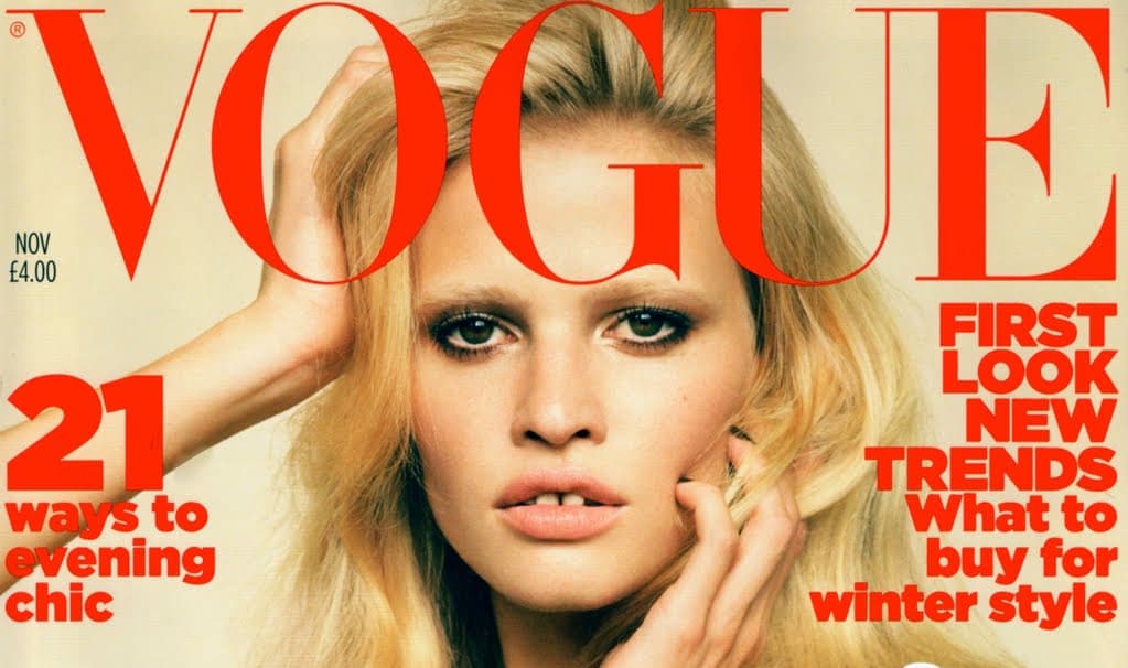 Su dentista solía decirle que a ver cuándo se arreglaba la separación de los dientes, hasta que 
<a href="https://www.instagram.com/lara_stone/"><b>Lara Stone</b></a> le respondió que ese supuesto defecto era lo que pagaba sus facturas. Esta modelo neerlandesa ha sido portada de Vogue en varias ocasiones, 
<a href="http://www.vogue.com/13282343/justin-bieber-calvin-klein-campaign/">imagen de Calvin Klein junto a Justin Bieber</a> y no hay firma importante que no aparezca en su curriculum.