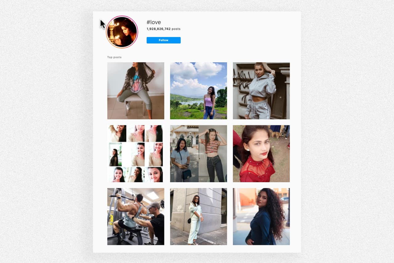 <b>El amor, el tema favorito de Instagram. </b>Con los ‘hashtag’ la red social encontró la forma de agrupar las publicaciones según sus temas. Los usuarios deben colocar el tópico relacionado con su publicación después del signo numeral (#) y
<a href="https://www.instagram.com/explore/tags/love/"> <u>#Love</u></a>, (amor, en español) tiene casi dos mil millones de publicaciones. Según sus creadores el nombre de la App surgió de la unión entre ‘instantánea’ y ‘telegrama’.