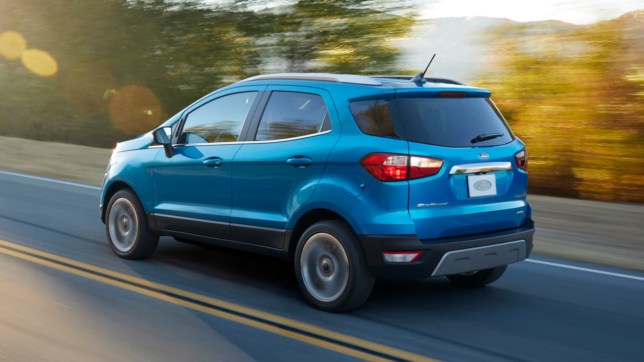 La nueva Ford EcoSport es una extensa actualización de la tercera generación del vehículo basada en la arquitectura B para autos subcompactos sobre la que está construida el Ford Fiesta