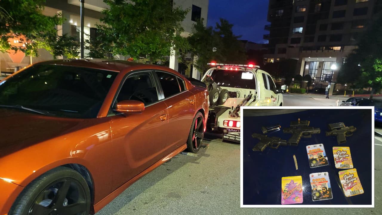 Decomisan tres armas y 23 gramos de marihuana a un hombre conocido por participar en carreras callejeras en Atlanta