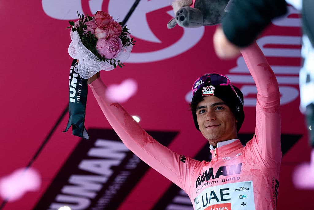 Isaac del Toro: "Estoy muy feliz, pero igual de feliz que ayer"