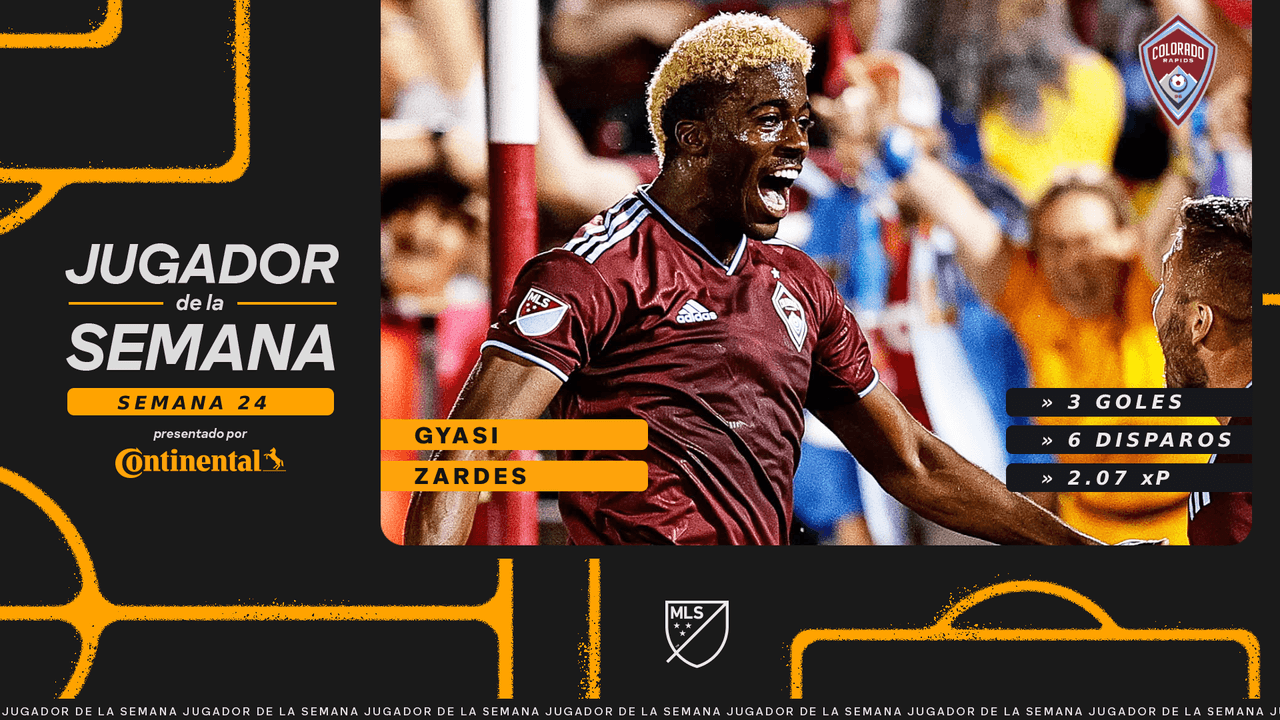 ¡Pisa los talones de Vela y Josef! Zardes nombrado Jugador de la Semana