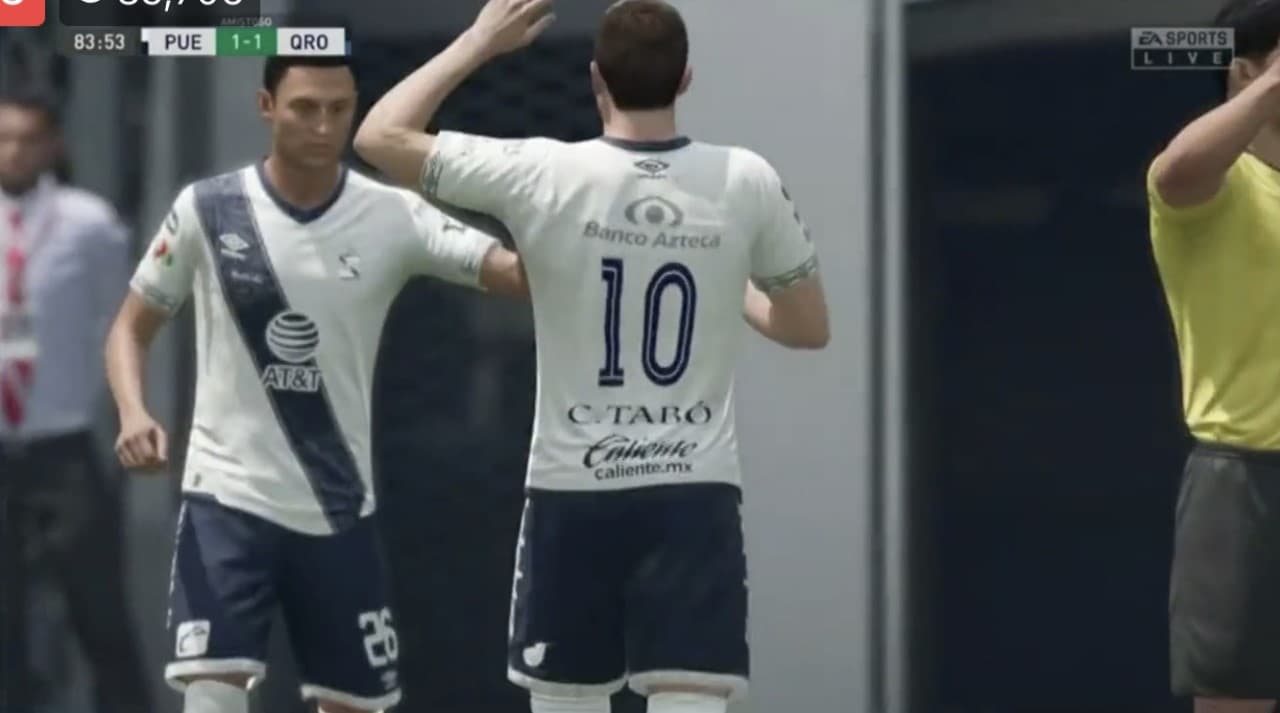 Jimmy Gómez le pone fin a la racha ganadora del Puebla de Santiago Ormeño.