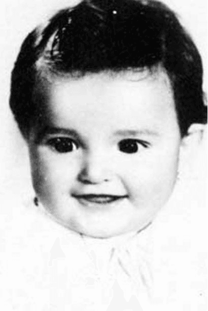 Una de ellas es esta, así es como se veía Lucía Méndez cuando era apenas una bebé.