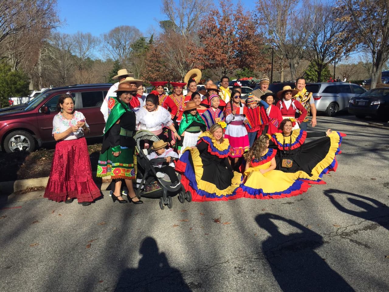 El desfile de 2019 contó con actividades folclóricas
