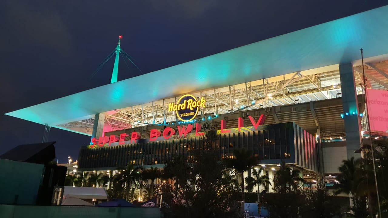 El Hard Rock Stadium listo para conocer al nuevo campeón de la NFL