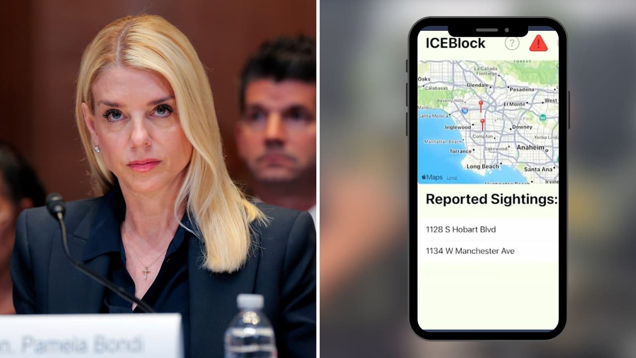 Pam Bondi amenaza con procesar a creador de app que alerta sobre operativos de ICE: ¿podría hacerlo?