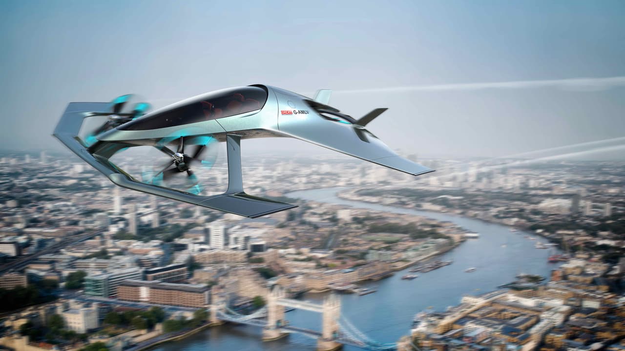 El fabricante inglés de súper autos de lujo
<b>Aston Martin</b> presentó esta semana el
<b> Volante Vision Concept</b>, un auto concepto volador que busca dar respuesta de cómo sería un auto volador de lujo en el futuro cercano.