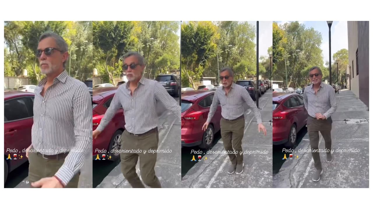 Así reaccionó Humberto Zurita a sus supuestas 'copitas de más'.