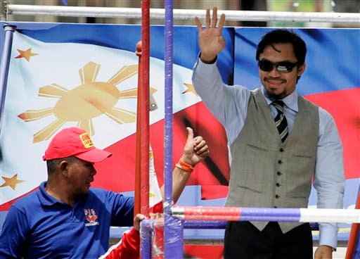 Pacquiao quiere ayudar a su país,