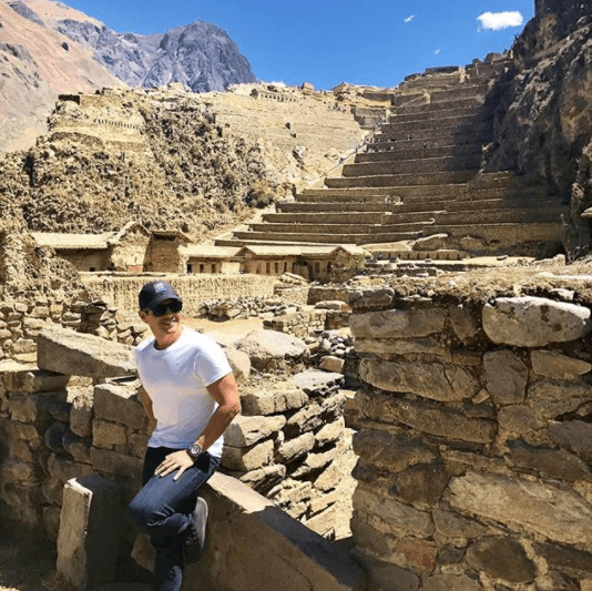 Para él es un sueño poder recorrer cada uno de estos rincones llenos de historia.