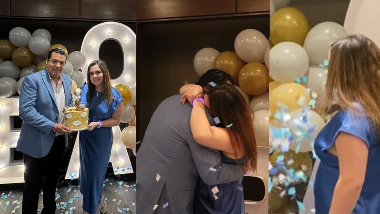 Paty Villanueva, conductora de Hoy, mostró su emoción al descubrir que tendrá un varón