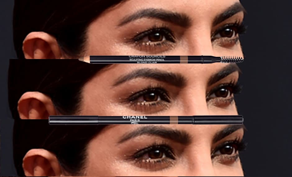 10. Para los ojos, peina las cejas y rellena cualquier hueco que ayuda de un lápiz que sea de tu tono. Luego cepilla para que se integre el color perfectamente. 
<br>