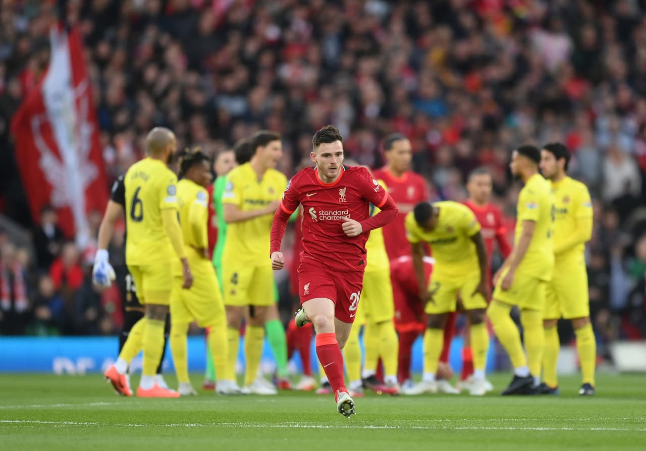 Anfield Road tardó en encenderse pero en el segundo tiempo cayeron los goles que convirtieron el primer partido en una fiesta total y le entregó una gran ventaja al cuadro comandado por Jürgen Klopp ante un tímido Villarreal.
