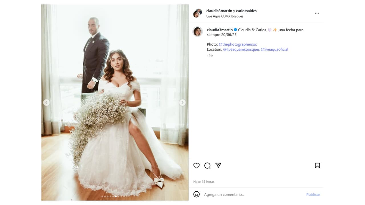 Los famosos se casaron el 20 de junio.