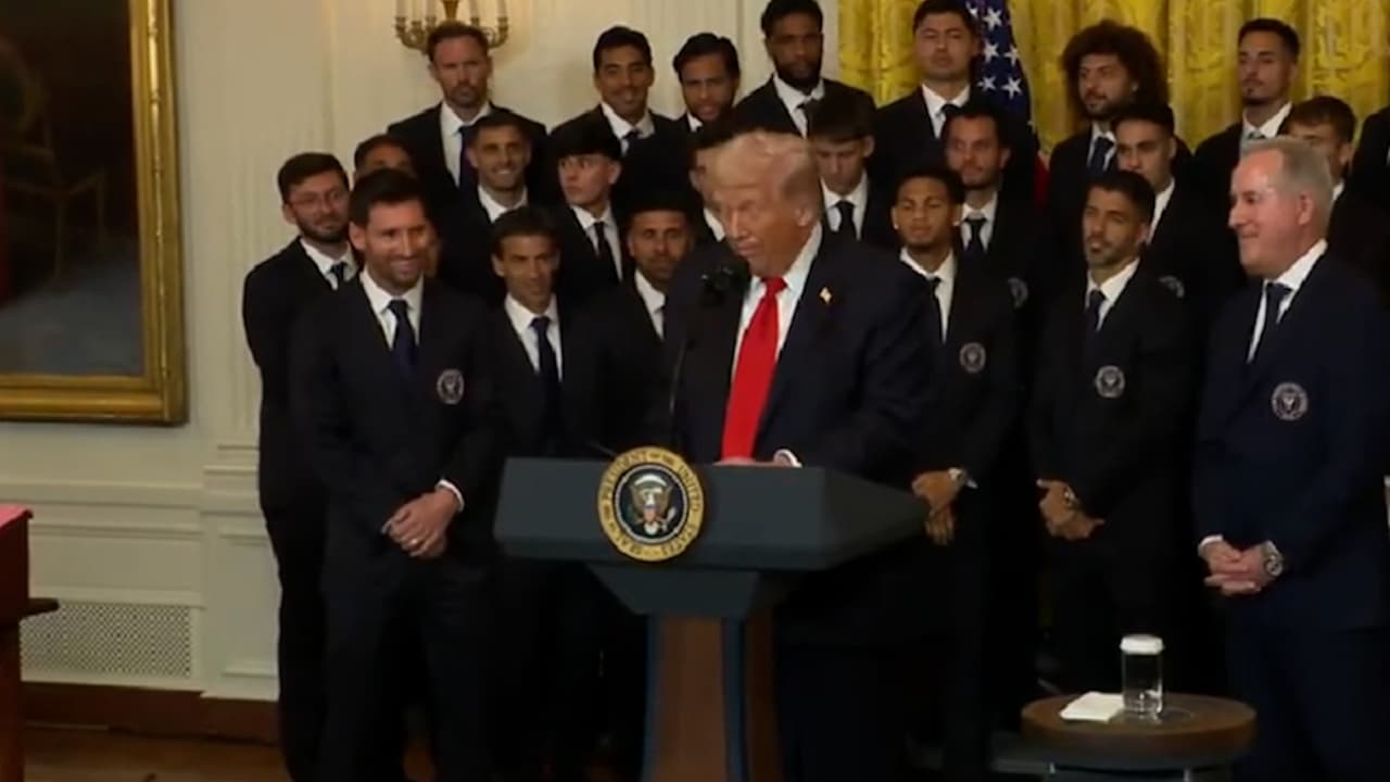 Lionel Messi y el momento incómodo que pasó en la Casa Blanca con Trump