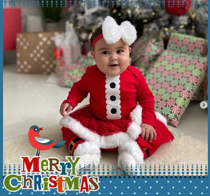 A pesar de la incertumbre de días pasados, los Pina Gutiérrez disfrutaron estar juntos y celebraron junto a Vida Isabelle.