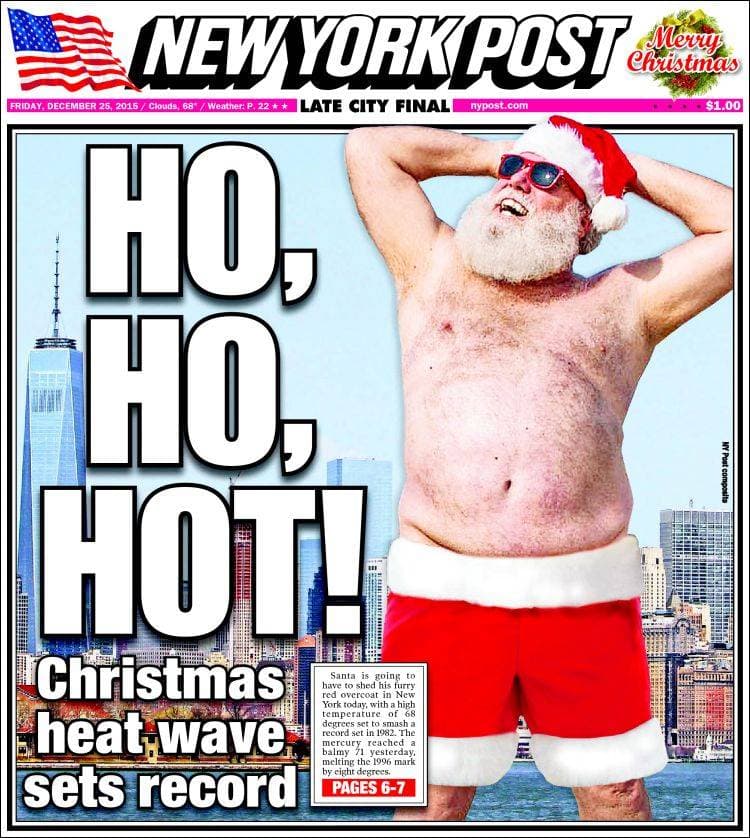 Portada de The New York Post