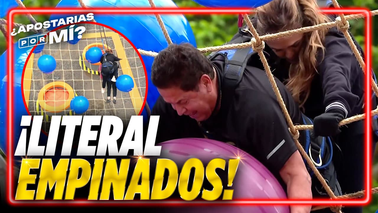 ¡Las risas no faltaron! Mario y Brenda lentos pero seguros terminan el desafío