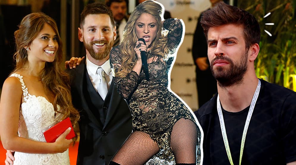Las caderas de Shakira no mienten, pero las de Piqué lo dejan mal parado en la boda de Messi