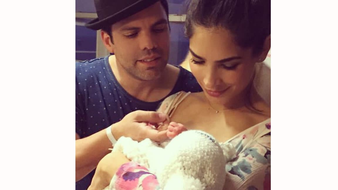 En 2014 Alejandra Espinoza anunció que estaba embarazada de su esposo Aníbal Marrero y fue el 11 de marzo de 2015 cuando Matteo nació.
<br>