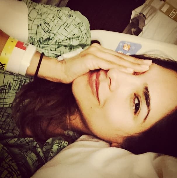 "¡Esto está sucediendo ahora! Matteo pesa casi 8 libras y creo que está listo para conocer a mamá", fueron las palabras que posteó Alejandra Espinoza en su Instagram al lado de esta fotografía hace unas semanas.