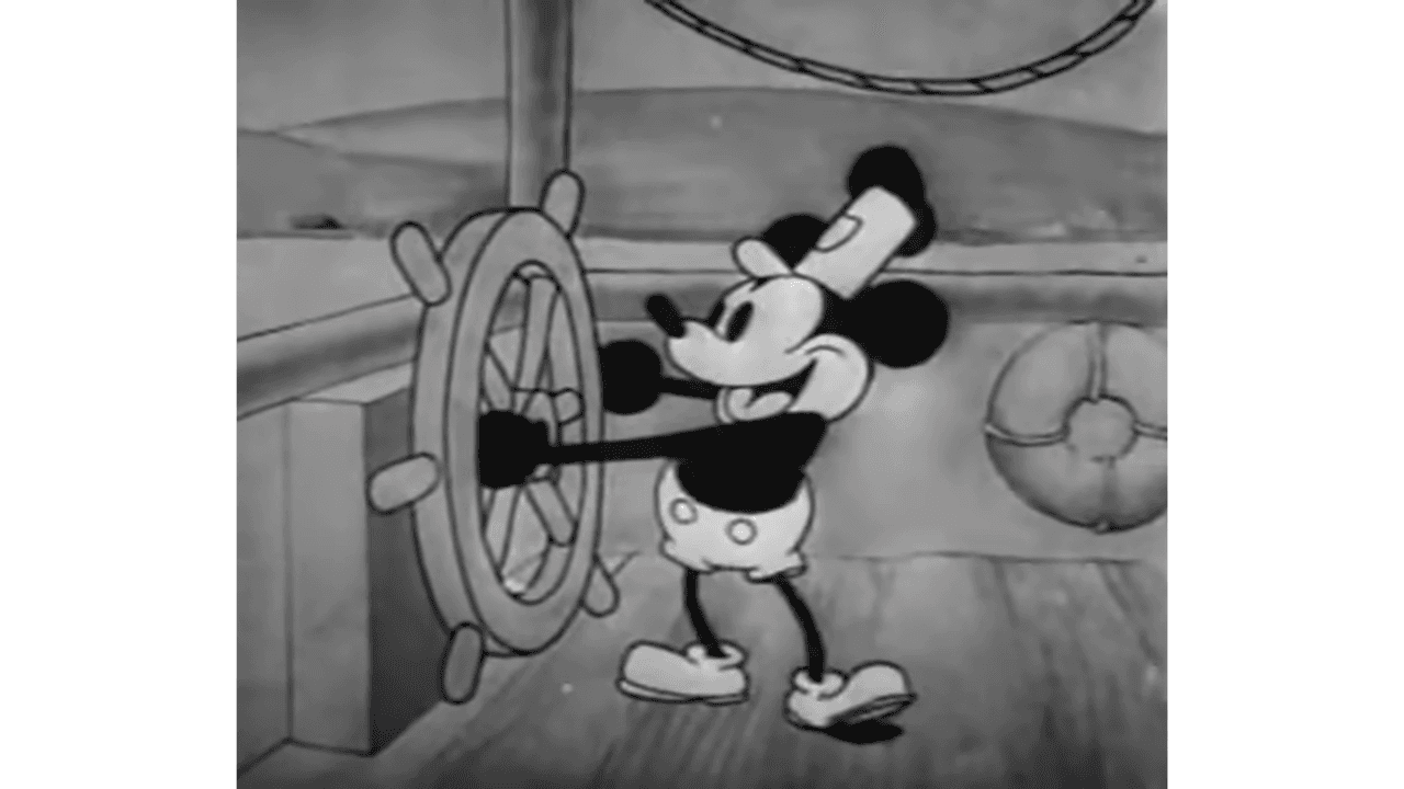 'Steamboat Willie', el Mickey Mouse clásico, pasó a ser del dominio público este 2024