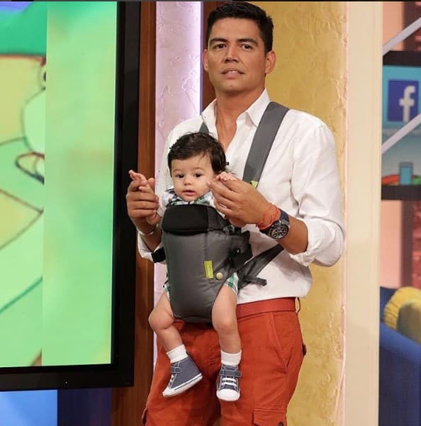 Baby Joshua el día que visitó por primera vez la casita de Despierta América.