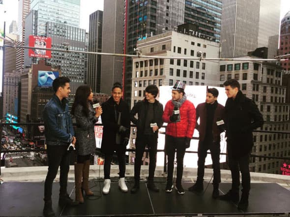 CNCO en transmisión para Despierta America.