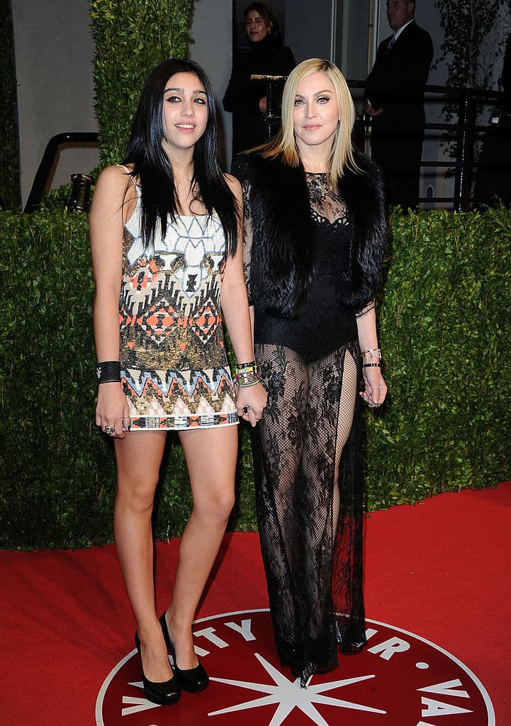 Madonna con su hija Lourdes Leon