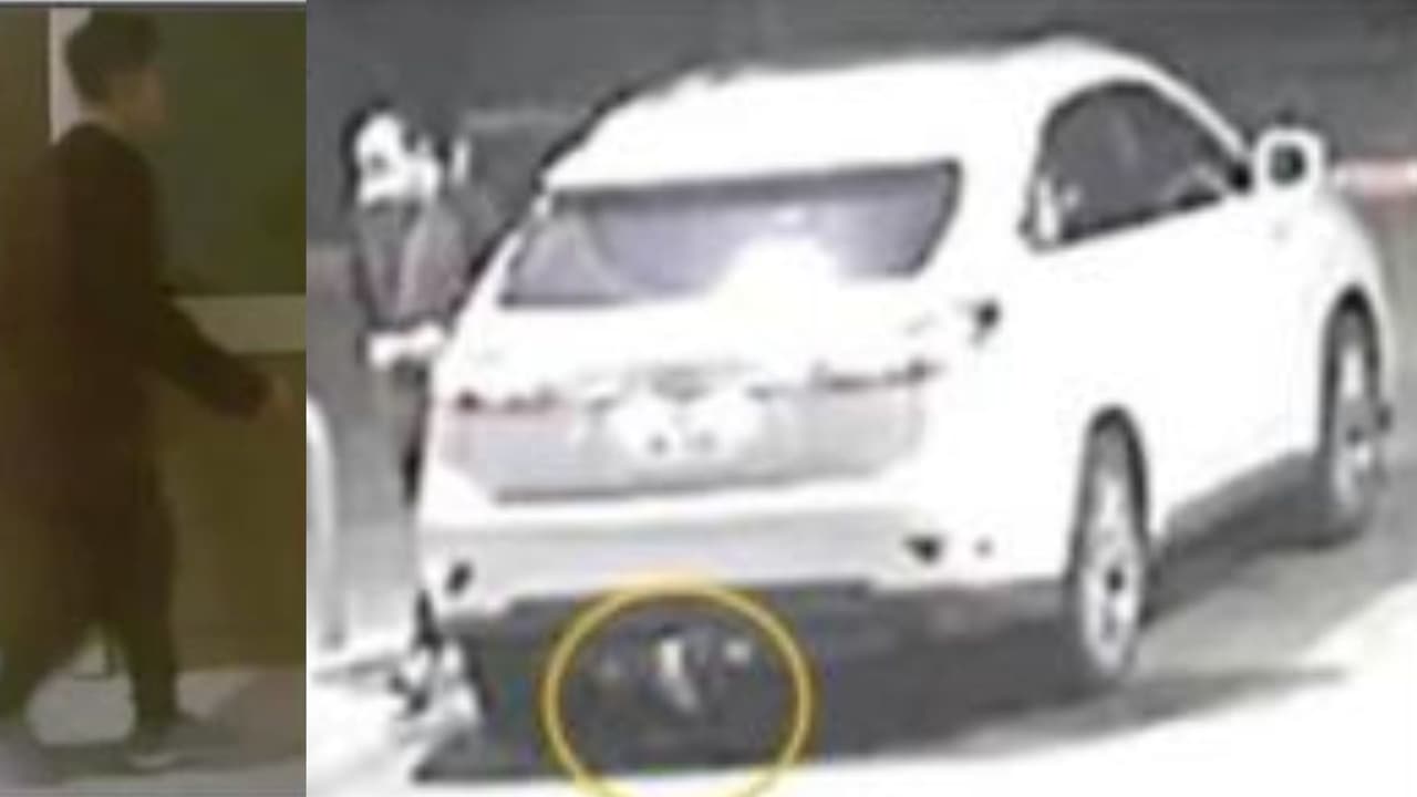 Imágenes captadas por cámaras de seguridad.