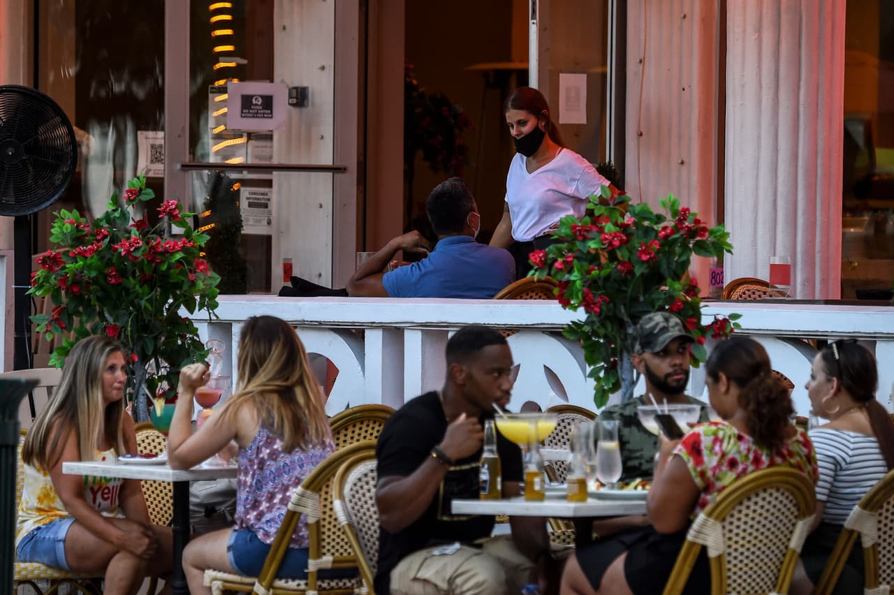 Solo podrá haber un máximo de 6 personas por mesa, y todas las personas deben tener la mascarilla puesta, hasta que les sirvan las comidas y bebidas, para protegerse del covid-19.
<br>