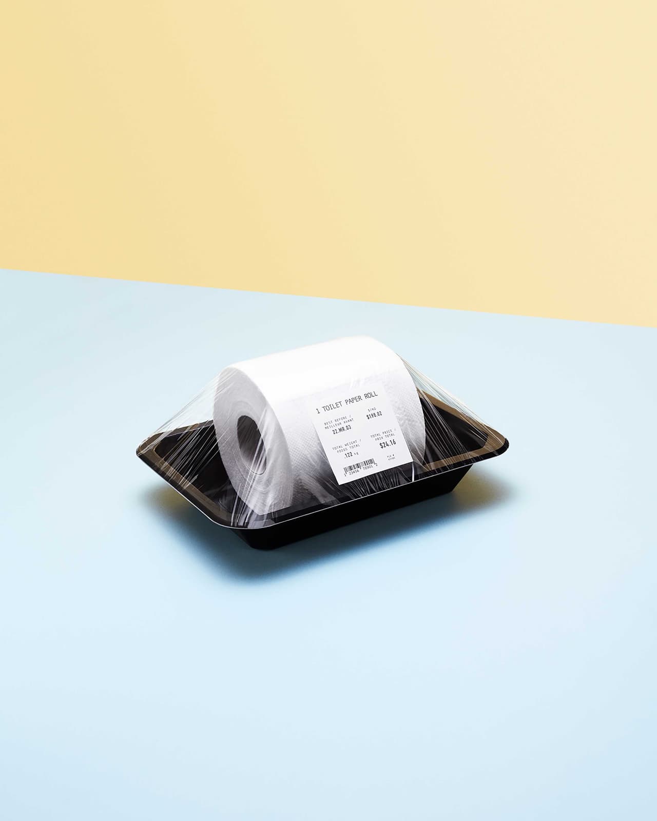 <b>‘Papel sanitario’.</b> “Esta imagen fue creada en el estudio de mi casa mientras estaba aislado durante la pandemia. La utilicé en una campaña de correo electrónico para mantener el contacto con mis colegas artistas”, cuenta sobre esta imagen su autor. Ganadora en la categoría ‘publicidad/autopromoción’. 
<br>